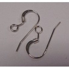 Sterling Silver Fish Hook Ear Wires 10 pairs