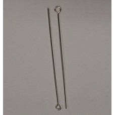 50mm Sterling Silver Eye Pins 10 Pairs