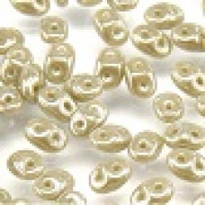 Superduo 10 grams Opaque Grey White Lustre 43020 14400