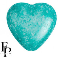 16mm Czech Glass FP Selection Heart Mishmash Aqua 03000 69005