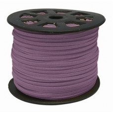 3 mm diameter Faux Suede Cord in plum. Price per metre