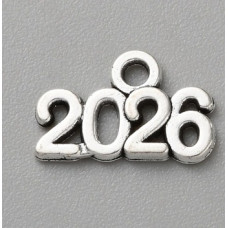 14mm antique silver 2026 charm