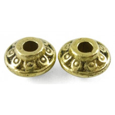 GLNF25 Antique Gold Lead and Nickel Free Bead 46 pack