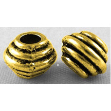 GLNF44 Antique Gold Lead and Nickel Free Bead 36 pack