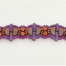 Les Perles par Puca Gasby Bracelet kit Aqua Bronze