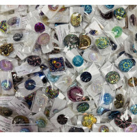 Czech Glass Button Box Assorted Sizes