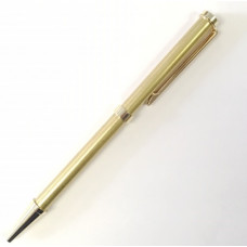 Slimline Pen with Gold Fittings