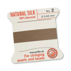 Griffin Silk Bead Cord No. 2 Beige