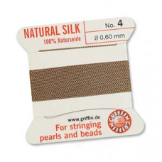 Griffin Silk Bead Cord No. 4 Beige