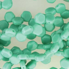 Honeycomb Beads 30 pack Green Turquoise Opaque 63120 Honeycomb Beads 30 pack Green Turquoise Opaque 63120