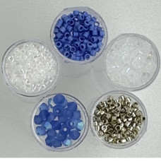 Jean Power Winter 25 Beadalong Kit White Pearl