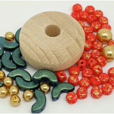 Tree Jewel Component Pack Red, Green and Gold Tree Jewel Component Pack Red, Green and Gold