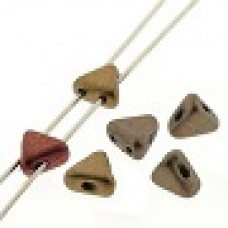 10 grams Kheops 2 hole beads Crystal Golden Rainbow 00030 01610