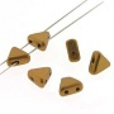 10 grams Kheops2 hole beads Bronze Gold Matte 00030 01740