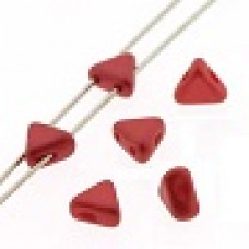 10 grams Kheops 2 hole beads Pastel Dark Coral 02010 25010