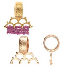 Cymbal Elements Kales 4 Size 8 Bail Rose Gold Plate