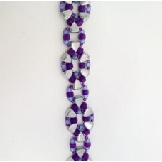 Keystones Bracelet by Melinda Barta in Purple