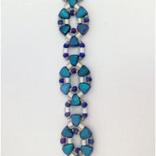 Keystones Bracelet by Melinda Barta in Teal