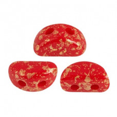 10 grams Kos Par Puca Opaque Coral Red Splash 93200 94401
