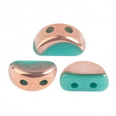 10 grams Kos Par Puca Opaque Green Turq Capri Gold 63130 27101