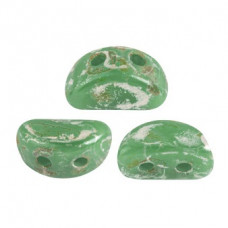 10 grams Kos Par Puca Opaque Green Turq New Picasso 63130 65400