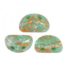 10 grams Kos Par Puca Opaque Green Turquoise Tweedy 63130 45703