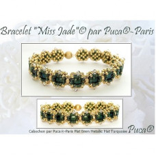 Free Pattern Miss Jade Bracelet par Puca