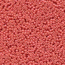10 grams Size 11 Miyuki Seed Beads D'coat Op Dyed Lt Watermelon 94464