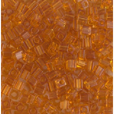 10 grams 3mm Miyuki Squares Transparent Topaz 133 10 grams 3mm Miyuki Squares Transparent Topaz 133