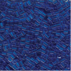 10 grams 3mm Miyuki Squares Transparent Capri Blue 149 10 grams 3mm Miyuki Squares Transparent Capri Blue 149