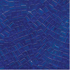 10 grams 4mm Miyuki Squares Transparent Sapphire 150