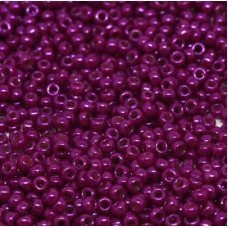 10 grams Size 8 Miyuki Seed Beads Dyed Opaque Fuchsia Lustre 1465L