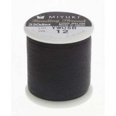 Miyuki Beading Thread Black 12 Miyuki Beading Thread Black 12