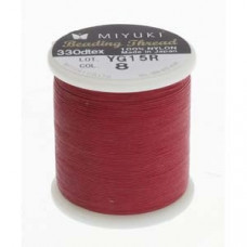 Miyuki Beading Thread Red 8 Miyuki Beading Thread Red 8