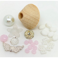 Les Perles par Puca Mon Ange Kit White and Pink