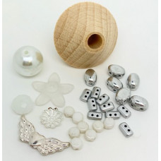Les Perles par Puca Mon Ange Kit White and Silver
