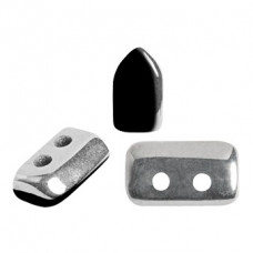 10 grams Piros Par Puca Opaque Jet Silver 23980 27001