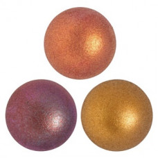 14mm Cabochon par Puca Yellow Gold Metallic Iris 00030 01620