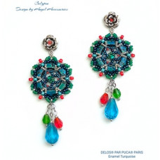 Free Pattern Calypso Earrings by Angel Accessories
