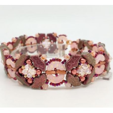 Les Perles par Puca Diva Bracelet kit Burgundy Les Perles par Puca Diva Bracelet kit Burgundy