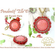 Free Pattern - Elle Pendant par Puca Free Pattern - Elle Pendant par Puca