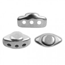 10 grams Volos 3 hole beads Argentees Silver 00030 27000