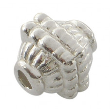 SLF72 Platinum Plated Lead Free Tibetan Style Bead 22 pack