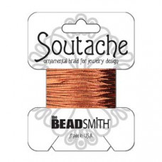 3 yards rayon Soutache Copper Metallic ST1200