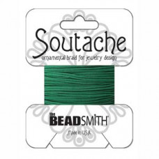3 yards rayon Soutache Forest Green ST1300