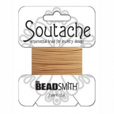 3 yards polyester Soutache Deep Beige ST1390