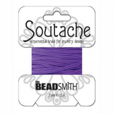 3 yards polyester Soutache Dark Lilac ST1430