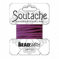 3 yards polyester Soutache Ruby Glint ST1460