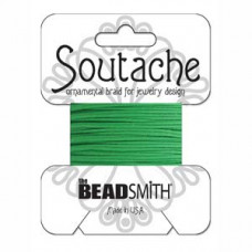 3 yards polyester Soutache Grass Green ST1490