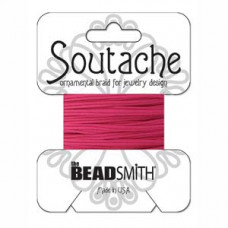 3 yards polyester Soutache Deep Pink ST1560